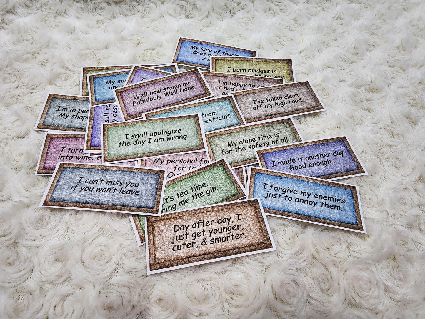 Motivational Inspiration Quotes on Attitude for Diary Journalling Sticker Collection