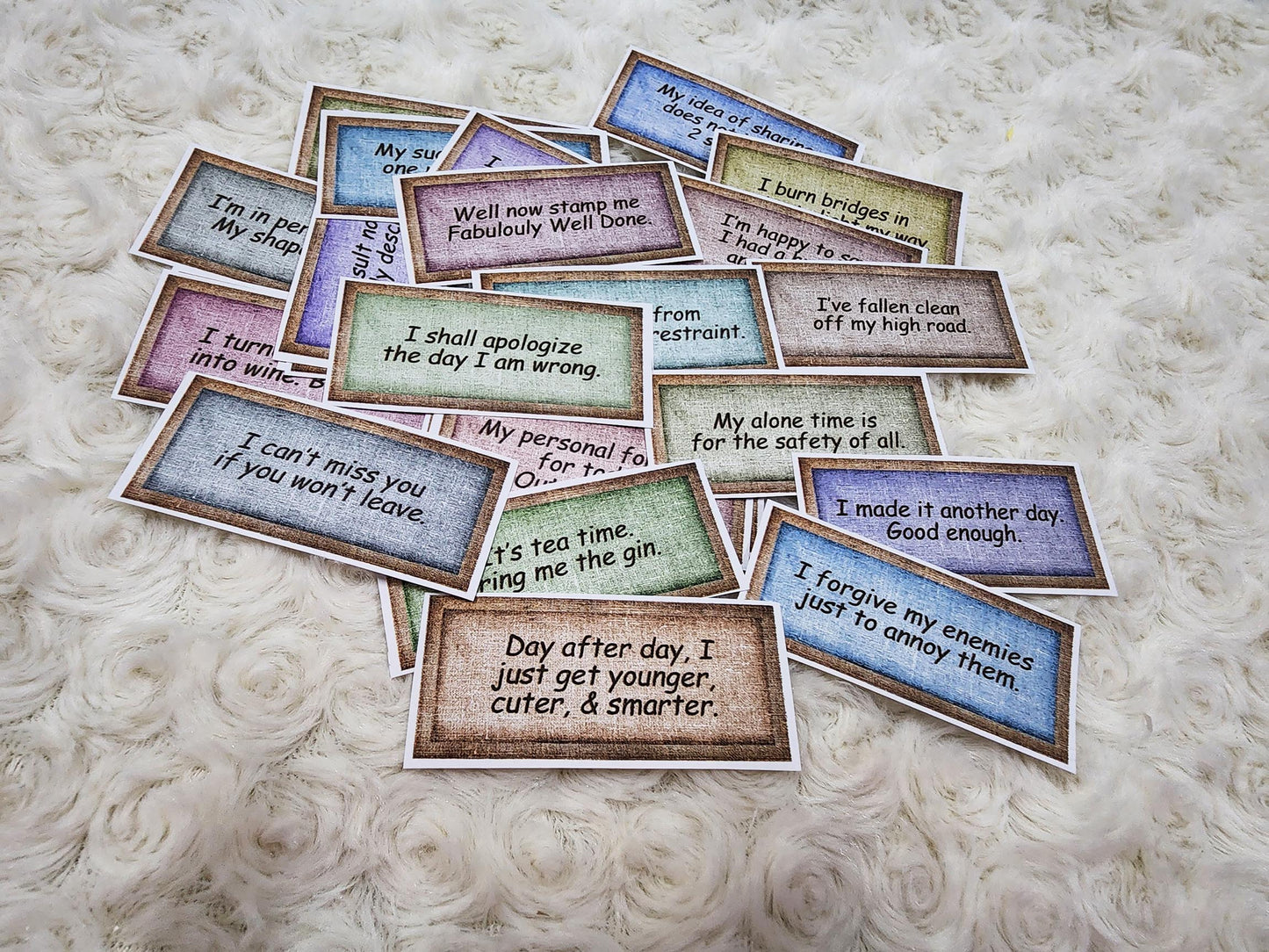 Motivational Inspiration Quotes on Attitude for Diary Journalling Sticker Collection