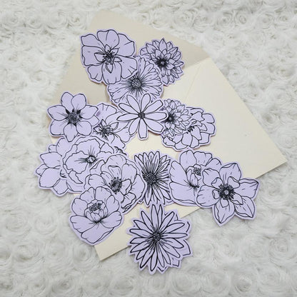 Colour Your Day with These Paper Flowers Journal Embellishment