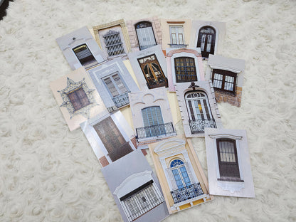 Vintage Colonial Window Designs Journal Stickers Collection