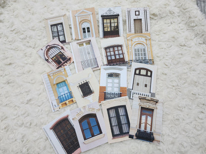 Vintage Colonial Window Designs Journal Stickers Collection