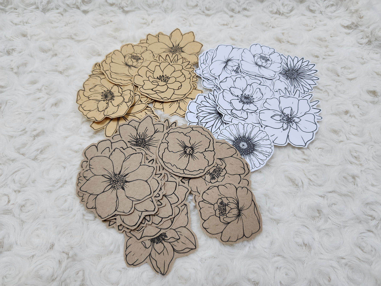 Flower Stickers Journal Decorations Sticker Collection