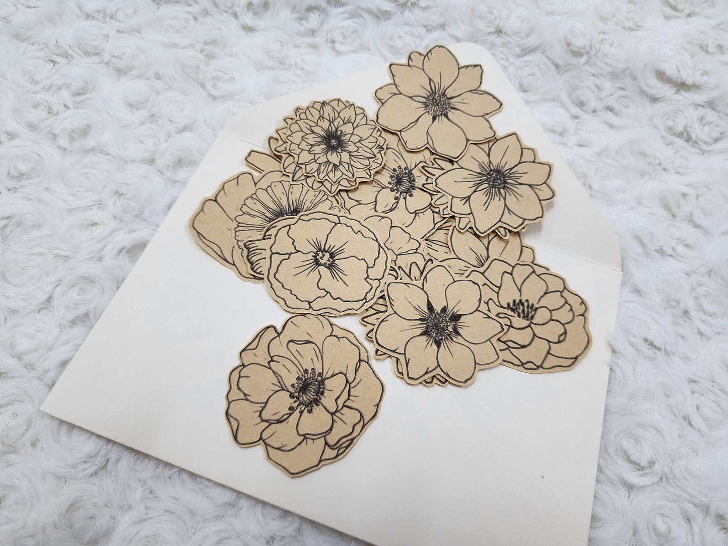 Flower Stickers Journal Decorations Sticker Collection