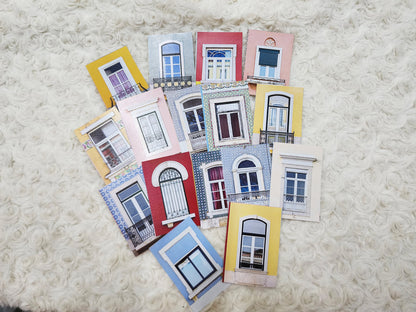 Vintage Colonial Window Designs Journal Stickers Collection