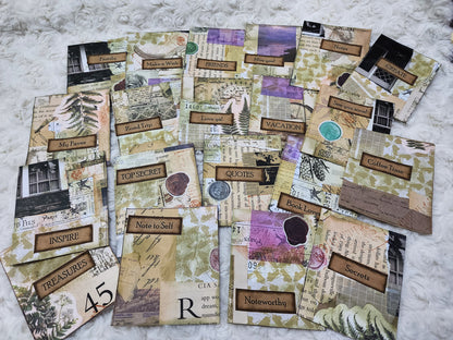 Collage Art Designs Sheets for Journaling Material Papers