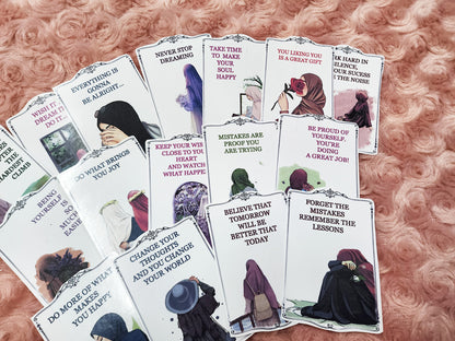 Motivational Muslimah Hijab Sticker Journal Planning Stickers