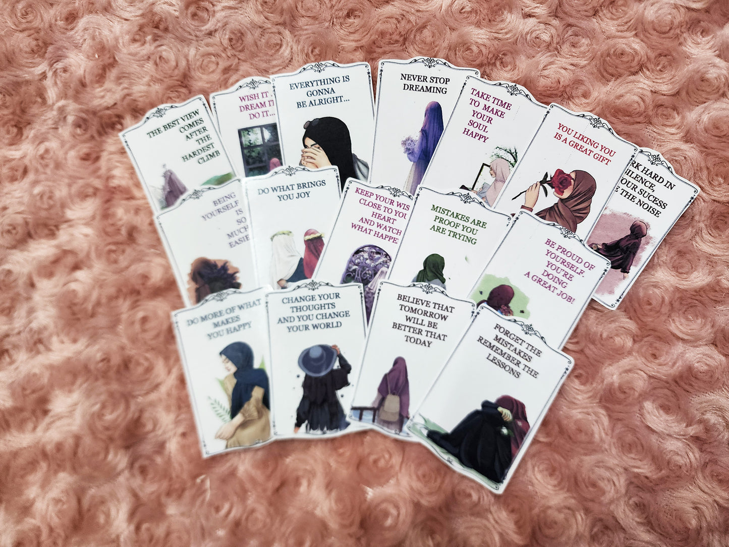 Motivational Muslimah Hijab Sticker Journal Planning Stickers