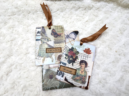 Setia Kraf Vintage Journal Pocket Envelopes with Tags