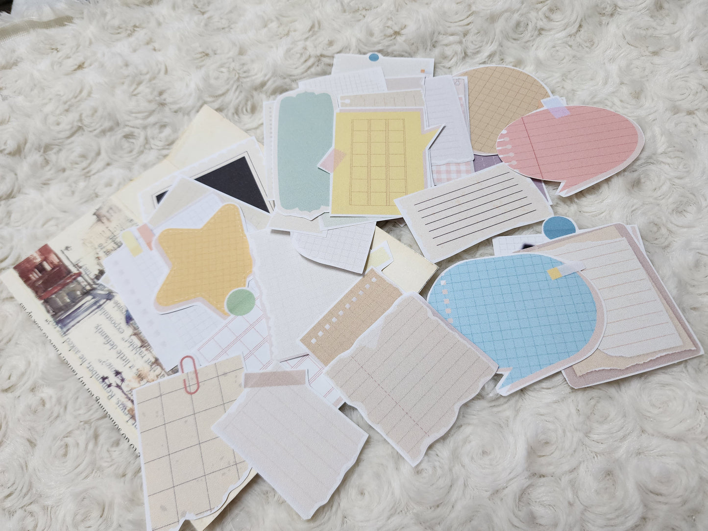 Sticky Note Design Diary Bujo Planning Matte Stickers