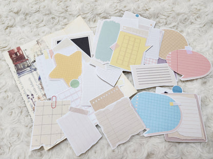 Sticky Note Design Diary Bujo Planning Matte Stickers